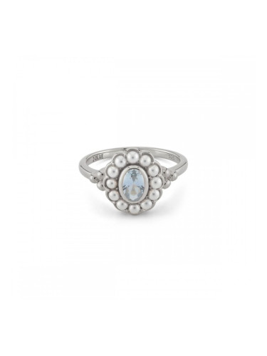 Дамски пръстен 24KAE 12416S/56 16 Сребрист