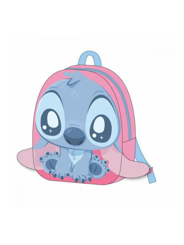 Училищна чанта Stitch Розов 18 x 22 x 4 cm