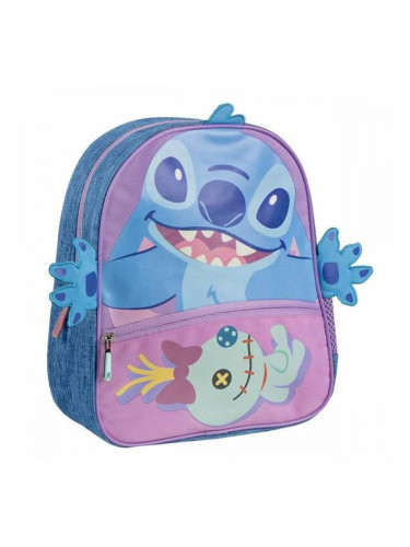 Училищна чанта Stitch Син