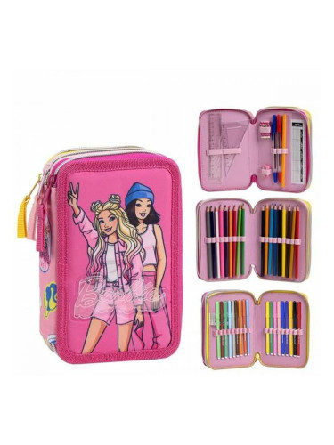 Несесер за моливи Barbie Фуксия 12,5 x 6,5 x 19,5 cm
