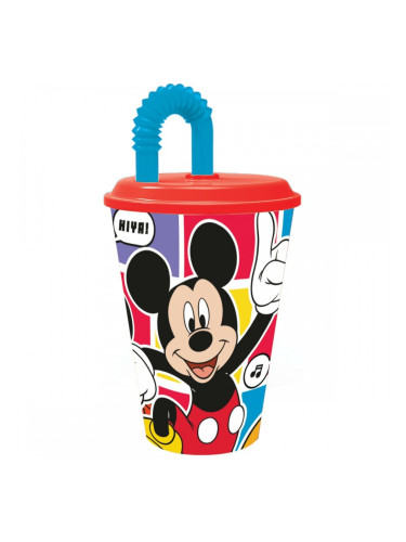 Чаша със Сламка Mickey Mouse CZ11364 430 ml