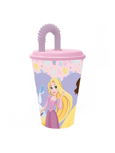 Чаша със Сламка Disney Princess CZ11362 430 ml