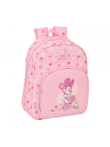 Детска раница Minnie Mouse Baby Розов 28 x 34 x 10 cm