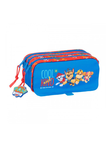 Троен Моливник The Paw Patrol Cool Син Червен 21,5 x 10 x 8 cm
