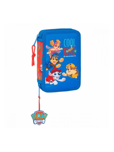 Двоен Несесер The Paw Patrol Cool Син Червен 12.5 x 19.5 x 4 cm 29 Части
