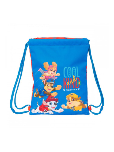 Раница с връвка The Paw Patrol Cool Син Червен 26 x 34 x 1 cm