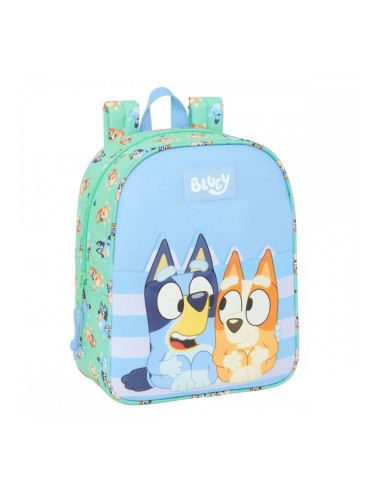 Училищна чанта Bluey Sisters Зелен 22 x 27 x 10 cm