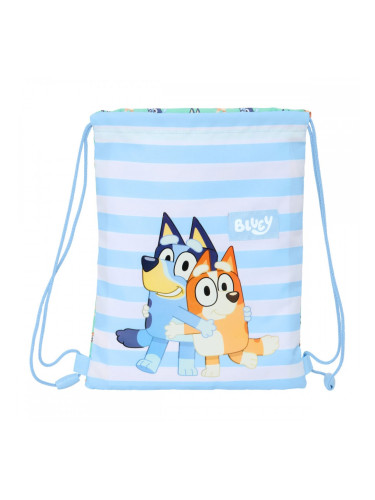 Раница с връвка Bluey Sisters Зелен 26 x 34 x 1 cm