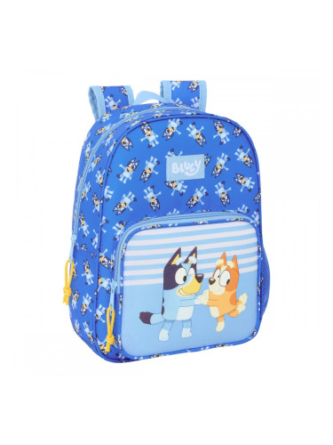 Училищна чанта Bluey Let's play Син 26 x 34 x 11 cm