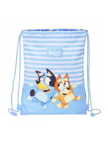 Раница с връвка Bluey Let's play Син 26 x 34 x 1 cm