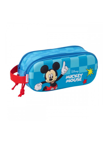 Двоен Моливник Mickey Mouse Clubhouse Син 21 x 8 x 6 cm 3D