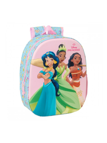 Детска раница Frozen Розов Небесно синьо 27 x 33 x 10 cm 3D