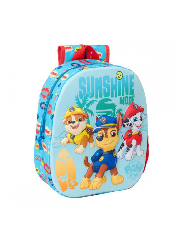 Детска раница The Paw Patrol Син 27 x 33 x 10 cm 3D