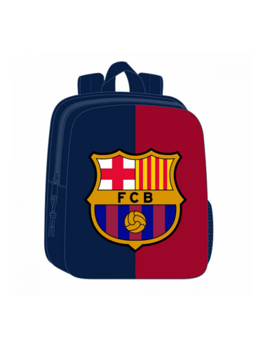 Детска раница F.C. Barcelona Син Кестен 22 x 27 x 10 cm 3D