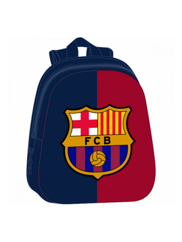 Детска раница F.C. Barcelona Син Кестен 27 x 33 x 10 cm 3D