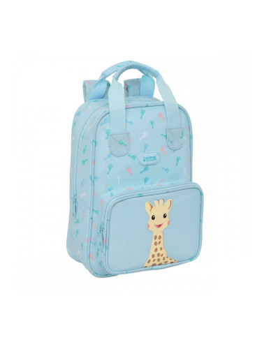 Училищна чанта Sophie la Girafe Светло син 20 x 28 x 8 cm