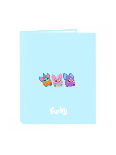 Папка Furby Небесно синьо A4