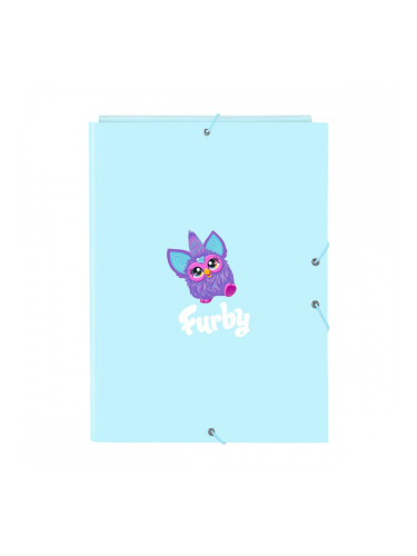 Папка Furby Небесно синьо A4