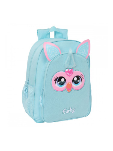 Училищна чанта Furby Небесно синьо 33 x 42 x 14 cm