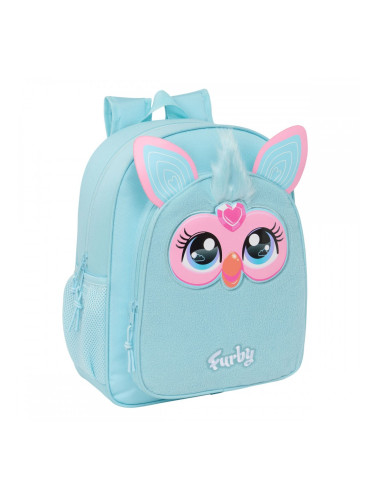 Училищна чанта Furby Небесно синьо 32 x 38 x 12 cm