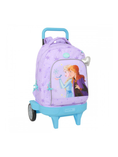 Училищна чанта с колелца Frozen Spirit Люляк 33 x 45 x 22 cm