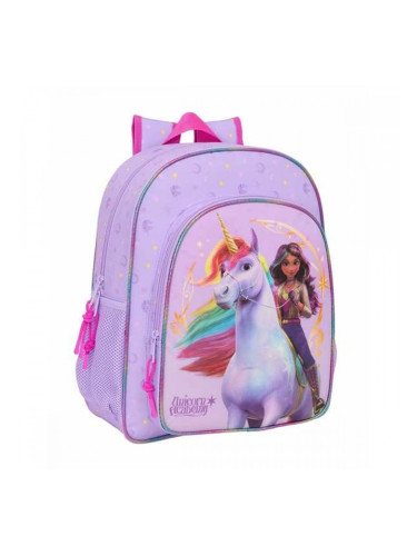 Училищна чанта Unicorn Academy Люляк 32 x 38 x 12 cm