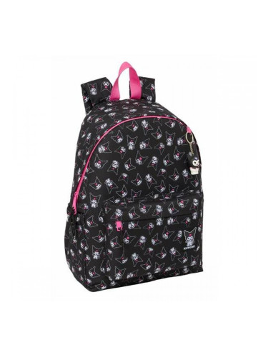 Училищна чанта Kuromi Черен Фуксия 31 x 43 x 13 cm