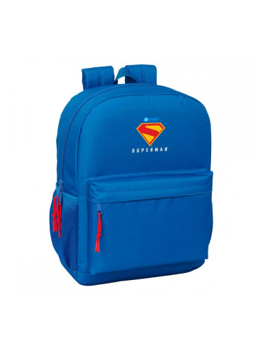Училищна чанта Superman Син
