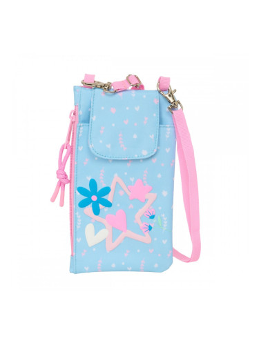 Мобилна чанта BlackFit8 Smile Син Розов