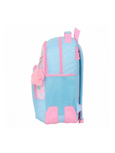 Училищна чанта BlackFit8 Smile Син Розов 32 x 42 x 15 cm