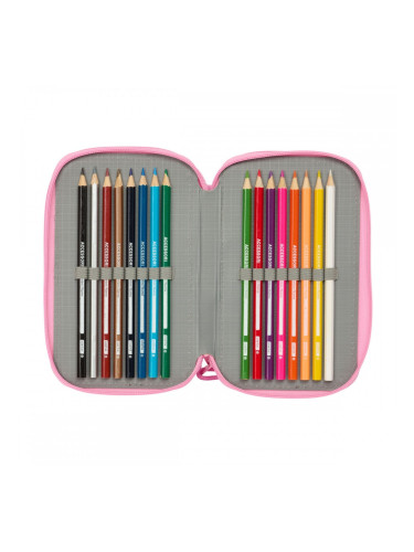 Пътническа Чанта BlackFit8 Smile Син Розов 12,5 x 19,5 x 5,5 cm 37 Части