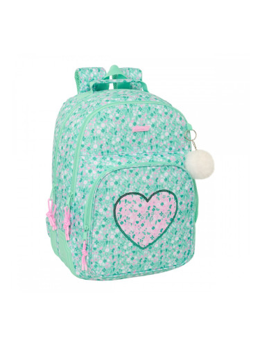 Училищна чанта Safta Cuore Мента 32 x 42 x 15 cm