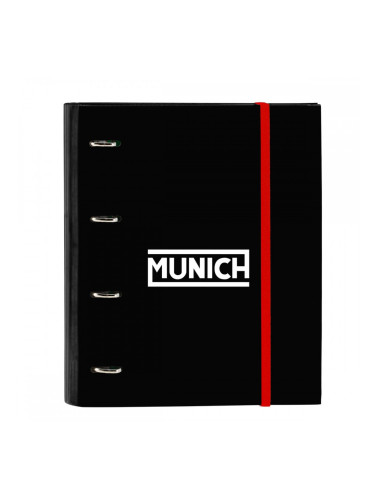 Папка с пръстени Munich Vulcan Черен 27 x 32 x 3.5 cm