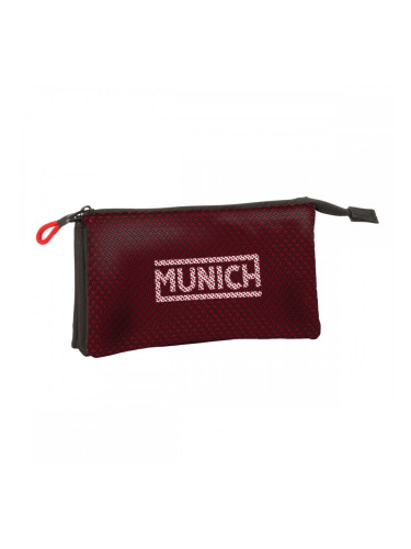 Троен Моливник Munich Vulcan Черен 22 x 12 x 3 cm