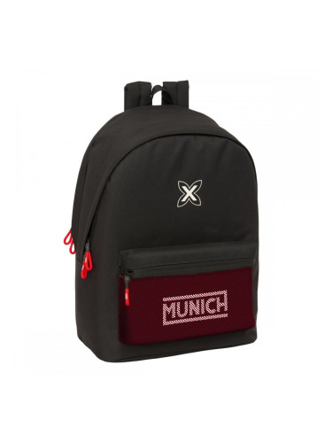 Училищна чанта Munich +usb munich Черен 31 x 44 x 18 cm