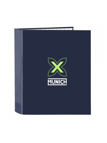 Папка с пръстени Munich Blue indigo Син A4 27 x 33 x 6 cm