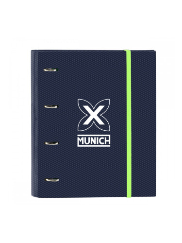 Папка с пръстени Munich Blue indigo Син 27 x 32 x 3.5 cm