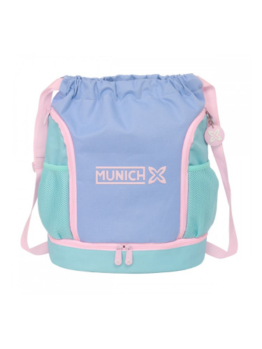 Раница с връвка Munich Mellow Син Розов Селесте 35 x 40 x 1 cm