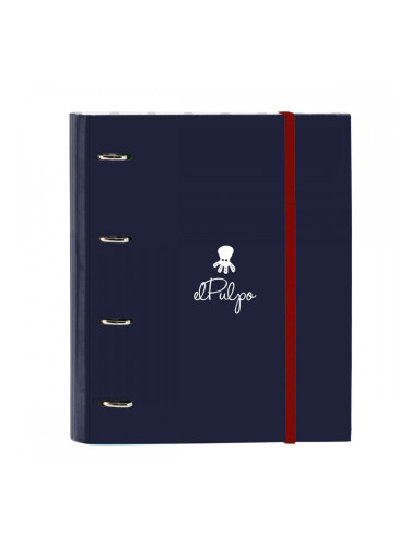 Папка с пръстени El Pulpo Морско син 27 x 32 x 3.5 cm