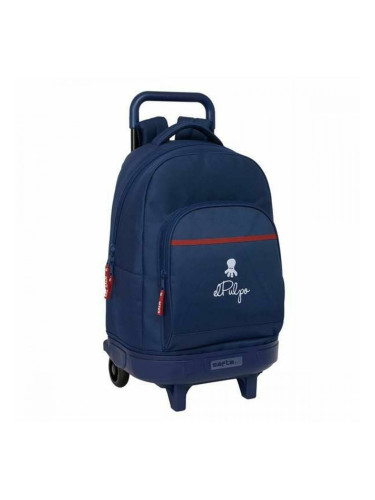 Училищна чанта с колелца El Pulpo Морско син 33 x 45 x 22 cm