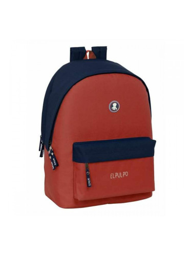 Училищна чанта El Pulpo   Червен Морско син 31 x 44 x 18 cm