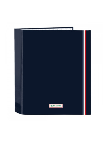 Папка с пръстени El Ganso Eclipse Морско син A4 27 x 33 x 6 cm