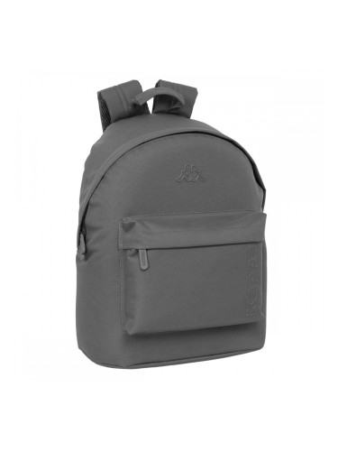 Училищна чанта Kappa kappa basics Сив 31 x 41 x 16 cm
