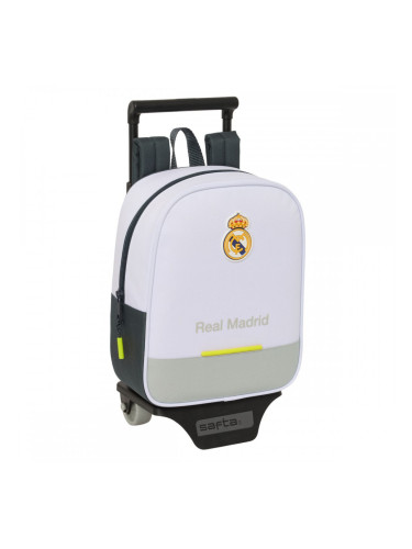 Училищна чанта Real Madrid C.F. Бял 22 x 27 x 10 cm