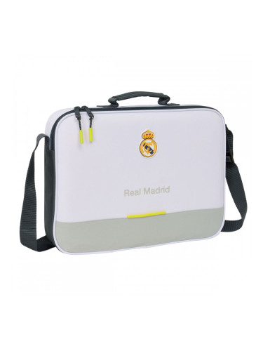 Училищна чанта Real Madrid C.F. Бял 38 x 28 x 6 cm