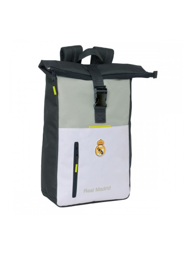 Училищна чанта Real Madrid C.F. Бял 28 x 42 x 13 cm