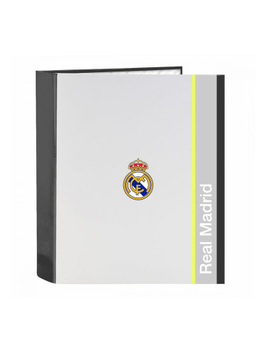 Папка с пръстени Real Madrid C.F. Бял A4 27 x 33 x 6 cm