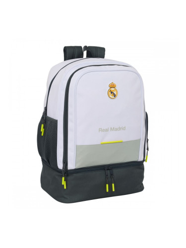 Училищна чанта Real Madrid C.F. Бял 35 x 50 x 24 cm