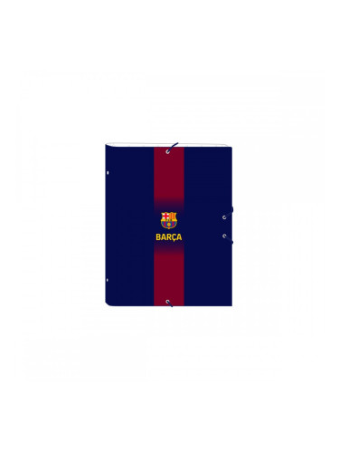 Папка с пръстени F.C. Barcelona Син Кестен A4 26 x 33.5 x 4 cm