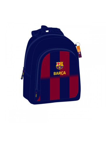 Училищна чанта F.C. Barcelona Син Кестен 32 x 42 x 15 cm